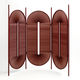 metal room divider / fabric