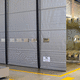 rototranslating industrial door / PVC / fire-retardant / rapid