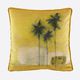 square cushion / rectangular / nature pattern / fabric