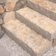 natural stone step / high-resistance