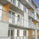 removable partition / glass / metal / home