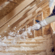 thermal-acoustic insulation / stone wool / blown / for attics