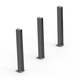 steel post / stainless steel / carbon steel / for public spaces