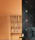 indoor tile / wall / porcelain stoneware / floral motif