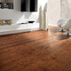 engineered parquet floor / pearwood / varnished / stained