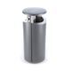 public litter bin / free-standing / stainless steel / galvanised steel