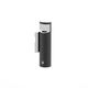 pedestal ashtray / wall-mounted / galvanised steel / stainless steel
