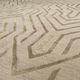 contemporary rug / patterned / silk / Tibetan wool