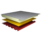 thermal insulation / polyurethane / panel / for roof