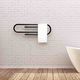 hot water towel radiator / 0...500 w / contemporary / chrome
