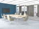 fixed partition / metal / commercial / for offices