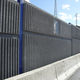 noise barrier with modular panels / prefab / reinforced concrete / road