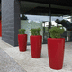 polyethylene planter / round / custom / contemporary