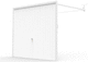 tilting garage door / galvanised steel / automatic