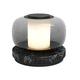 desk lamp / smoked glass / contemporary / straight