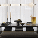 contemporary chandelier / blown glass / commercial / 2 tier