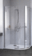 swing shower screen / curved / corner