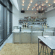 original design chandelier / glass / commercial / sculptural