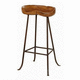 contemporary bar stool / wooden