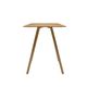 contemporary high bar table / ash / ash base / rectangular