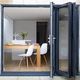 folding patio door / aluminum / double-glazed / triple-glazed
