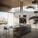 contemporary kitchen / wooden / marble / granite