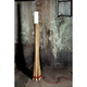 floor-standing lamp / oak / contemporary / corded