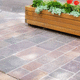 porphyry tile / matte / natural finish / outdoor