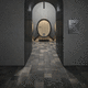 stone tile / matte / polished / indoor