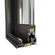 metal sliding system / glass door