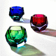 blown glass bowl / crystal / contemporary / handmade