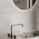 porcelain tile / matte / textured / indoor