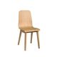 contemporary chair / indoor / stained wood / metal