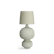 table lamp / fabric / marble / contemporary