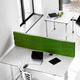 free-standing office divider / wool / design / magnetic