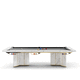 contemporary pool table / home / commercial / polished brass