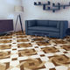 ceramic tile / indoor / floor / square