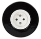 power socket / recessed / porcelain / contemporary