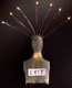 original design wall light / indoor / chromed metal / resin