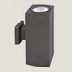 contemporary wall light / outdoor / glass / cast aluminum