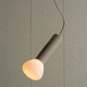 pendant lamp / aluminum / blown glass / contemporary