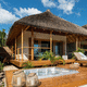 above-ground hot tub / built-in / square / 4-seater