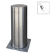 access control bollard / stainless steel / retractable / automatic