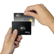 smart card reader / magnetic / payment / black titanium