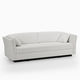 sofa bed / contemporary / fabric / contract