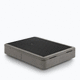 double bed / contemporary / upholstered / chest