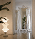 free-standing mirror / classic / white