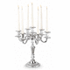 silver candle holder