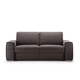 sofa bed / contemporary / gray / fabric