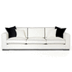 contemporary sofa / fabric / with removable cover / with removable cushion